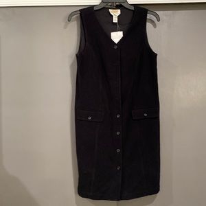 Talbot petites stretch, black sleeveless dress, size 4